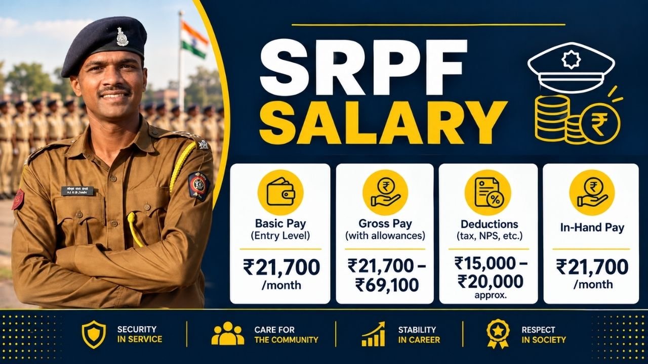 SRPF Salary 2026: Monthly Salary, Pay Scale, Allowances, Job Profile & Career Growth
